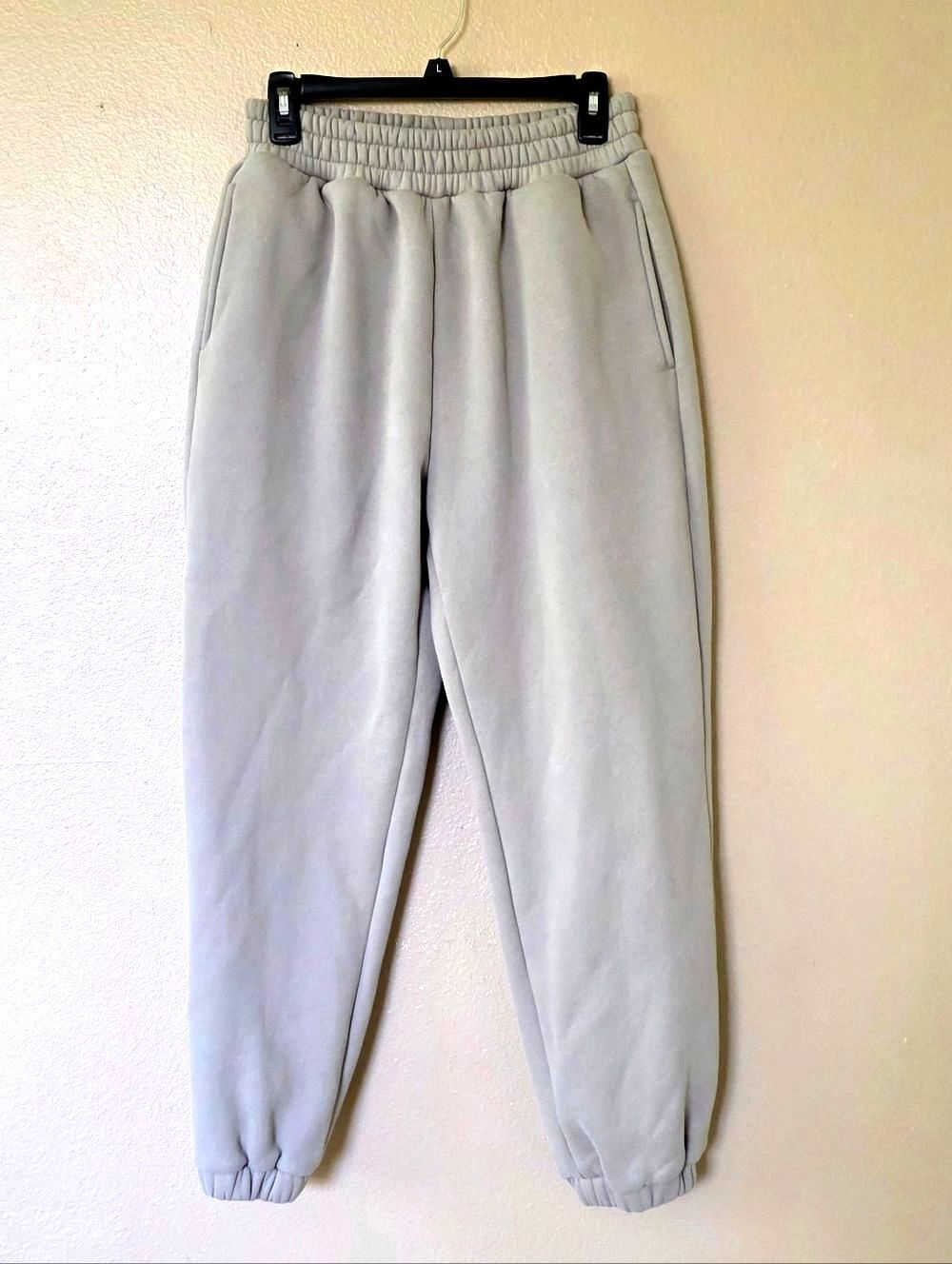 Comfrt Womens Stone Travel Essential Sweatpants Lounge - Size M